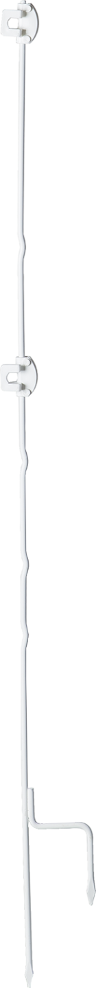 DraaiFix veerstaal paal, 1,13 mmet 2 Isolatoren (10 stuk/pak)