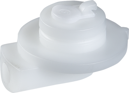 1-click-ventiel (zonder speen)voor Speenemmer en
profi melkfles voor kalveren