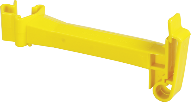 Afstandsisolator v. T-palen, geel,lint tot 40mm 20 st