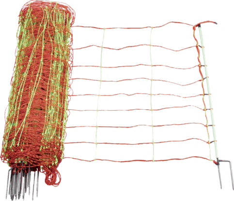 Schrikdraadnet combi 106cm, 2 punt, 50m