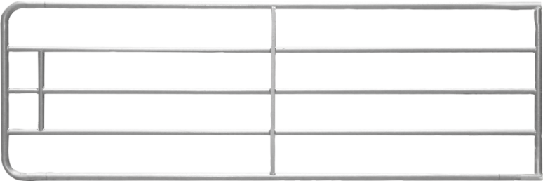 Weidepoort zonder gaas 3,50 m,gegalvaniseerd, incl. montageonderdelen