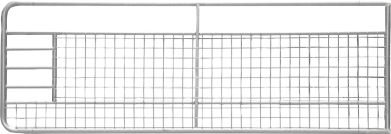 Weidepoort met gaas 4,50 m,gegalvaniseerd, incl. montageonderdelen